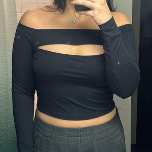 Abercrombie & Fitch Off the Shoulder Top